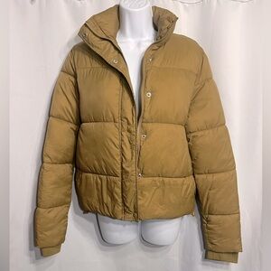 DELUC HARRISON PUFFER JACKET Size XS Color Olive